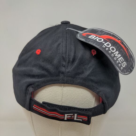 Fort Myers Beach Florida Strapback Hat OSFA Black Embroidered W/Tags Iron Cross - Picture 6 of 9